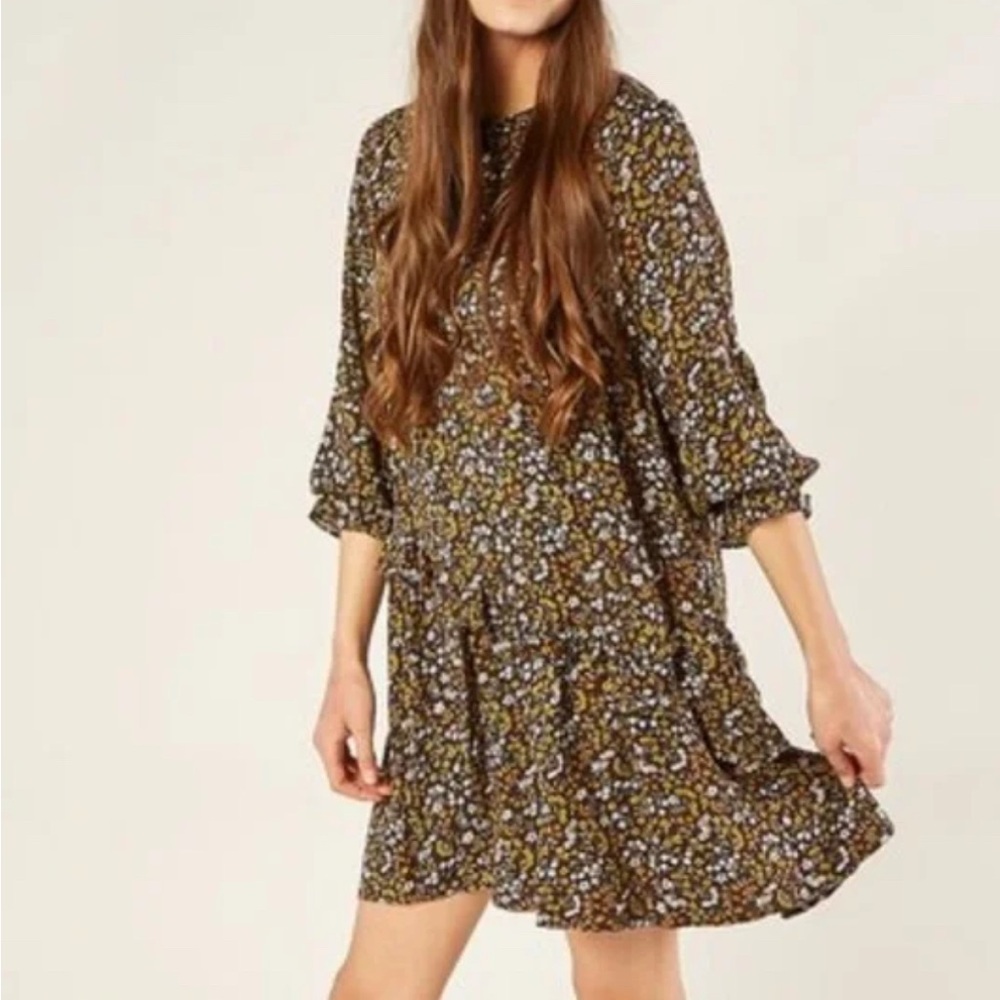 Rylee & Cru Dark Hazel Floral Dress